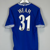 1999/01 CHELSEA WEAH #31 HOME SHIRT (L) UMBRO