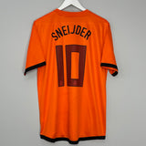 2012/13 NETHERLANDS SNEIJDER #10 HOME SHIRT (L) NIKE