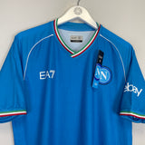 2022/23 NAPOLI *BNWT* SPONSORLESS HOME SHIRT (MULTIPLE SIZES) EA7