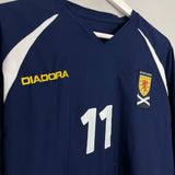 2003/05 SCOTLAND #11 L/S WOMENS SHIRT (XL) DIADORA