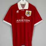 1996/97 BRISTOL CITY *CENTENARY* MINT HOME SHIRT (L) LOTTO