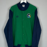 2011/12 NEW YORK COSMOS *BNWOT* FLEECE BASEBALL JACKET (XL) UMBRO