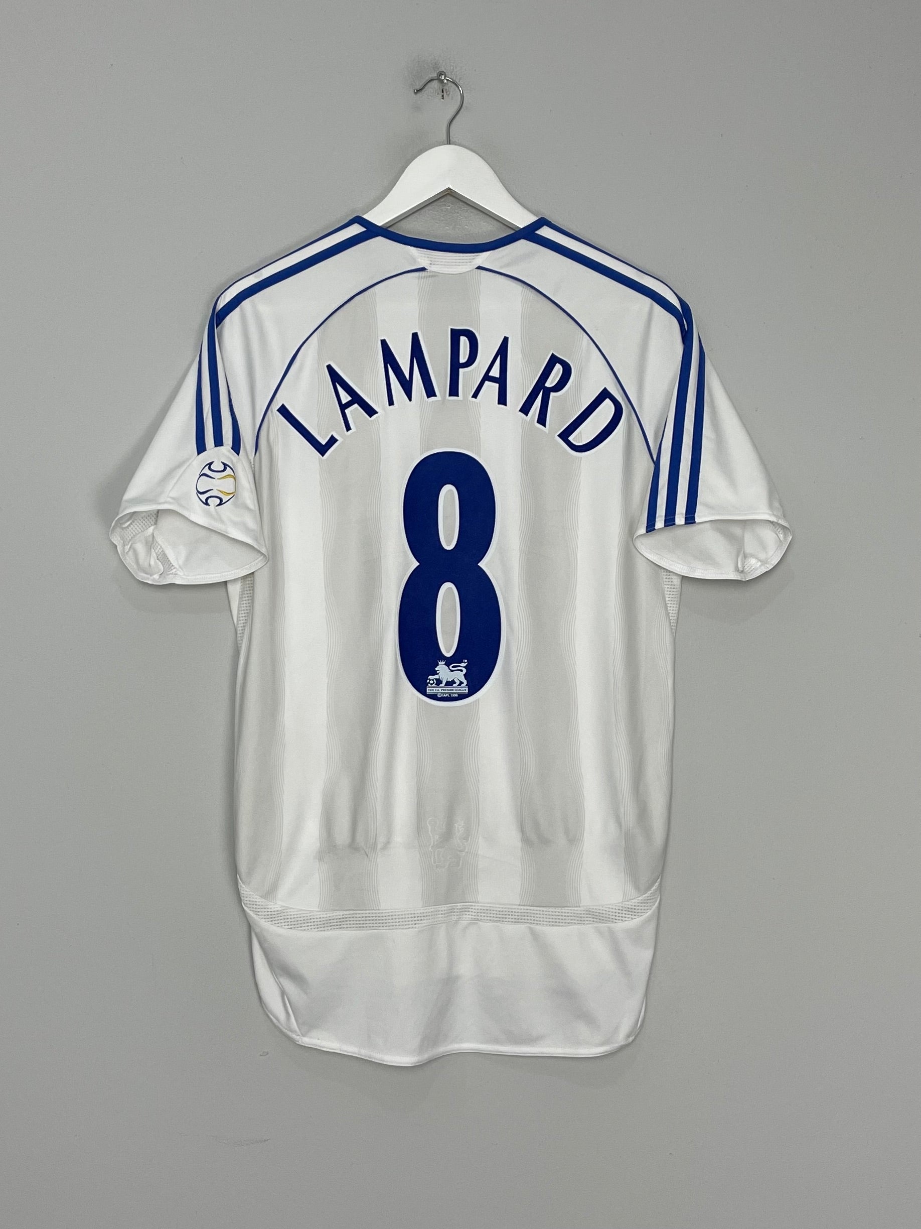 2006/07 CHELSEA LAMPARD #8 AWAY SHIRT (M) ADIDAS