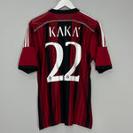 2014/15 AC MILAN KAKA #22 HOME SHIRT (M) ADIDAS