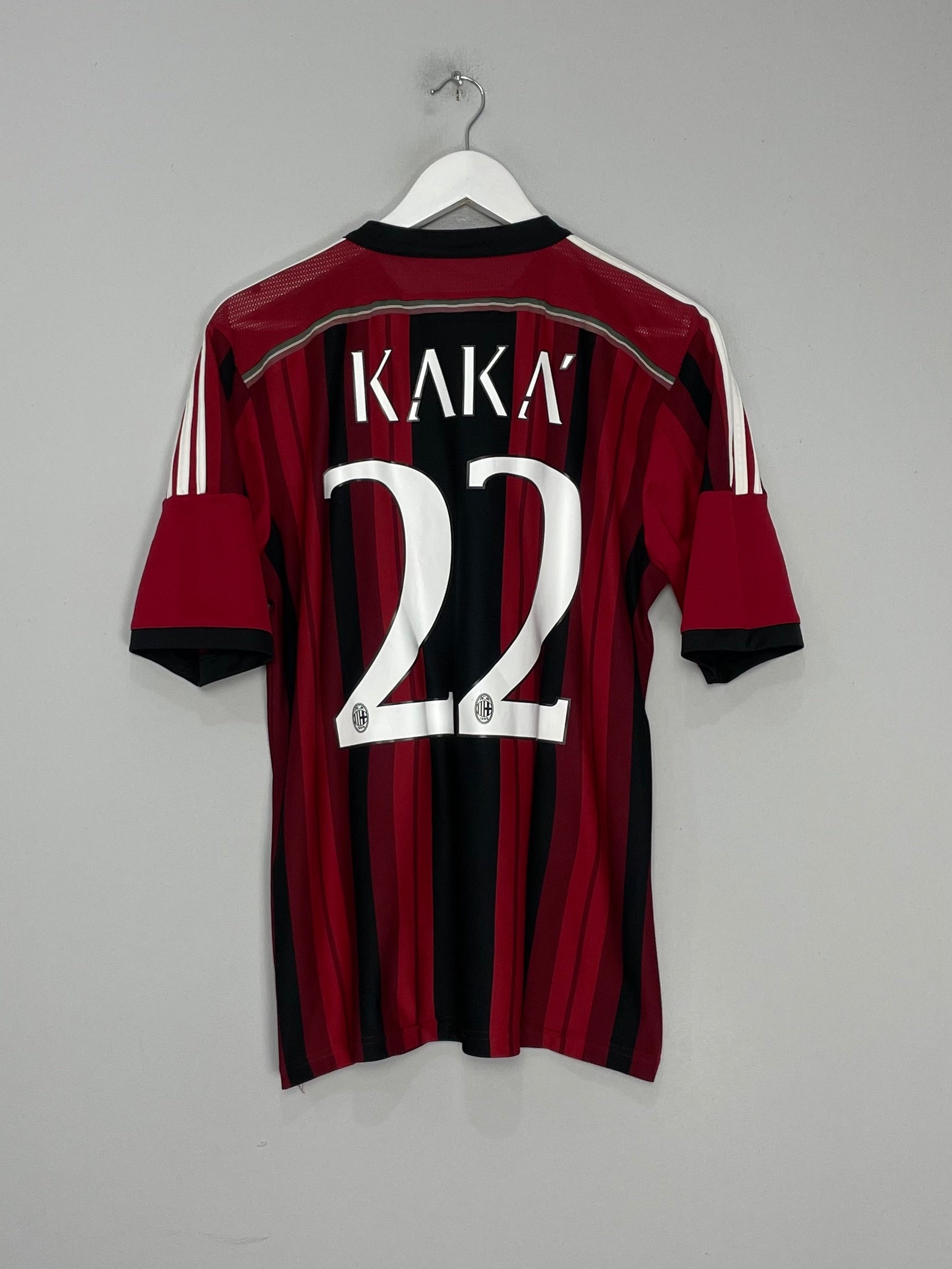 2014/15 AC MILAN KAKA #22 HOME SHIRT (M) ADIDAS