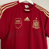 2013/14 SPAIN 'CAMPEONES' TRAINING SHIRT (M) ADIDAS