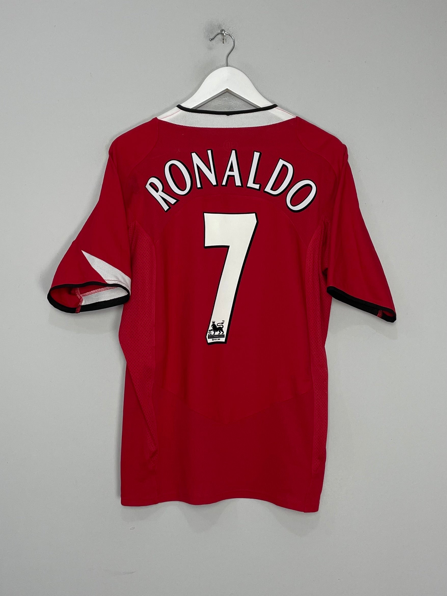 2004/06 MANCHESTER UNITED RONALDO #7 HOME SHIRT (L) NIKE