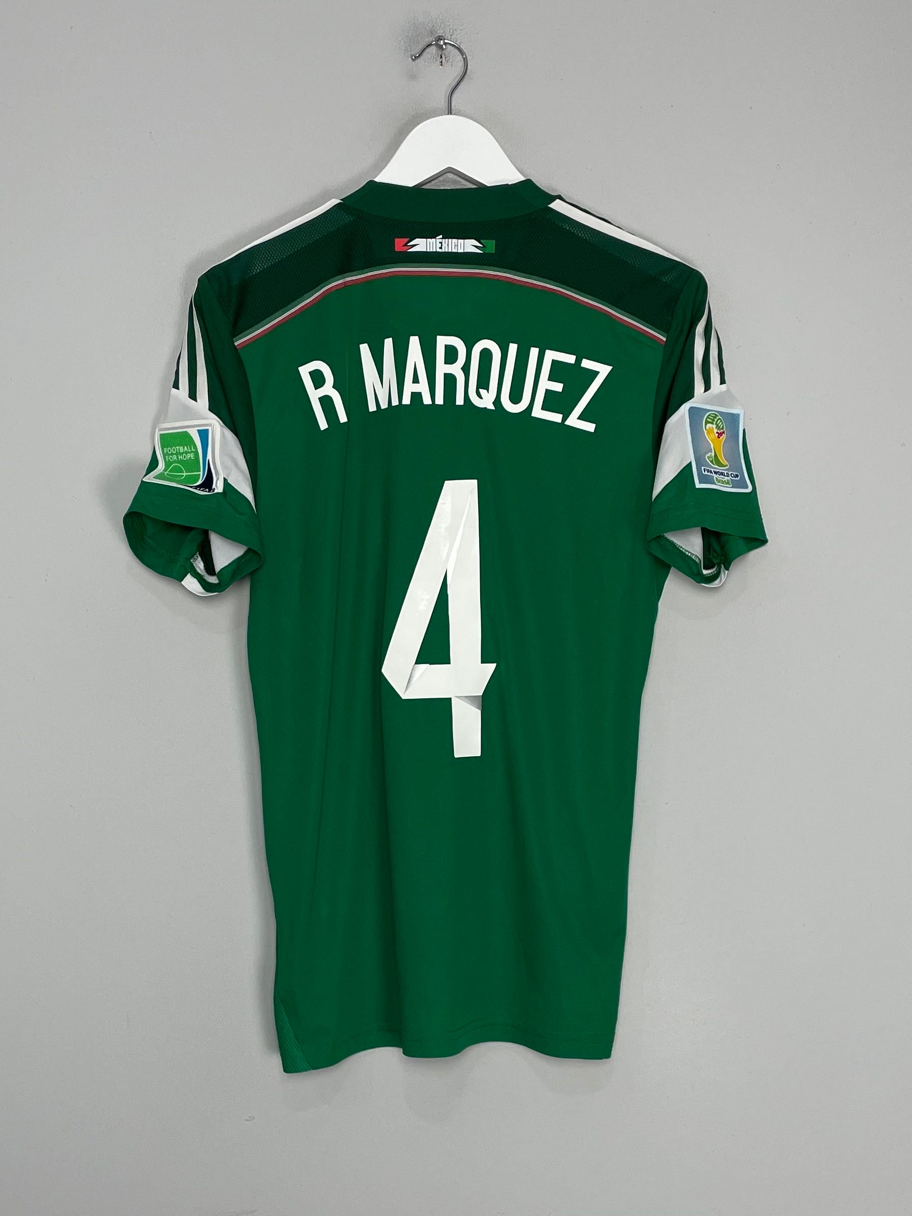 CULT KITS - 2014/15 MEXICO R.MARQUEZ #4 *PLAYER ISSUE* HOME SHIRT (L ...