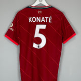 2021/22 LIVERPOOL KONATE #5 HOME SHIRT (M) NIKE