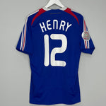 2007/08 FRANCE HENRY #12 HOME SHIRT (M) ADIDAS