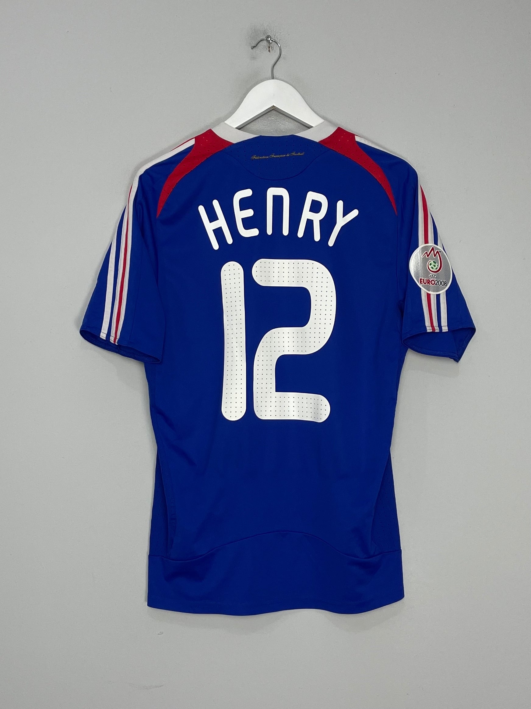 2007/08 FRANCE HENRY #12 HOME SHIRT (M) ADIDAS