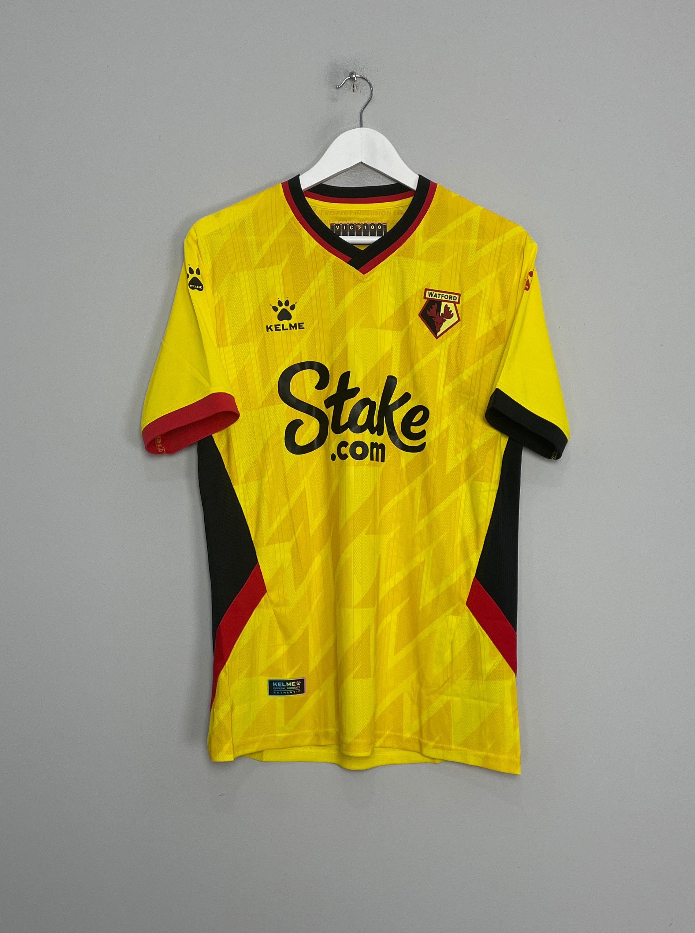 2022/23 WATFORD HOME SHIRT (L) KELME