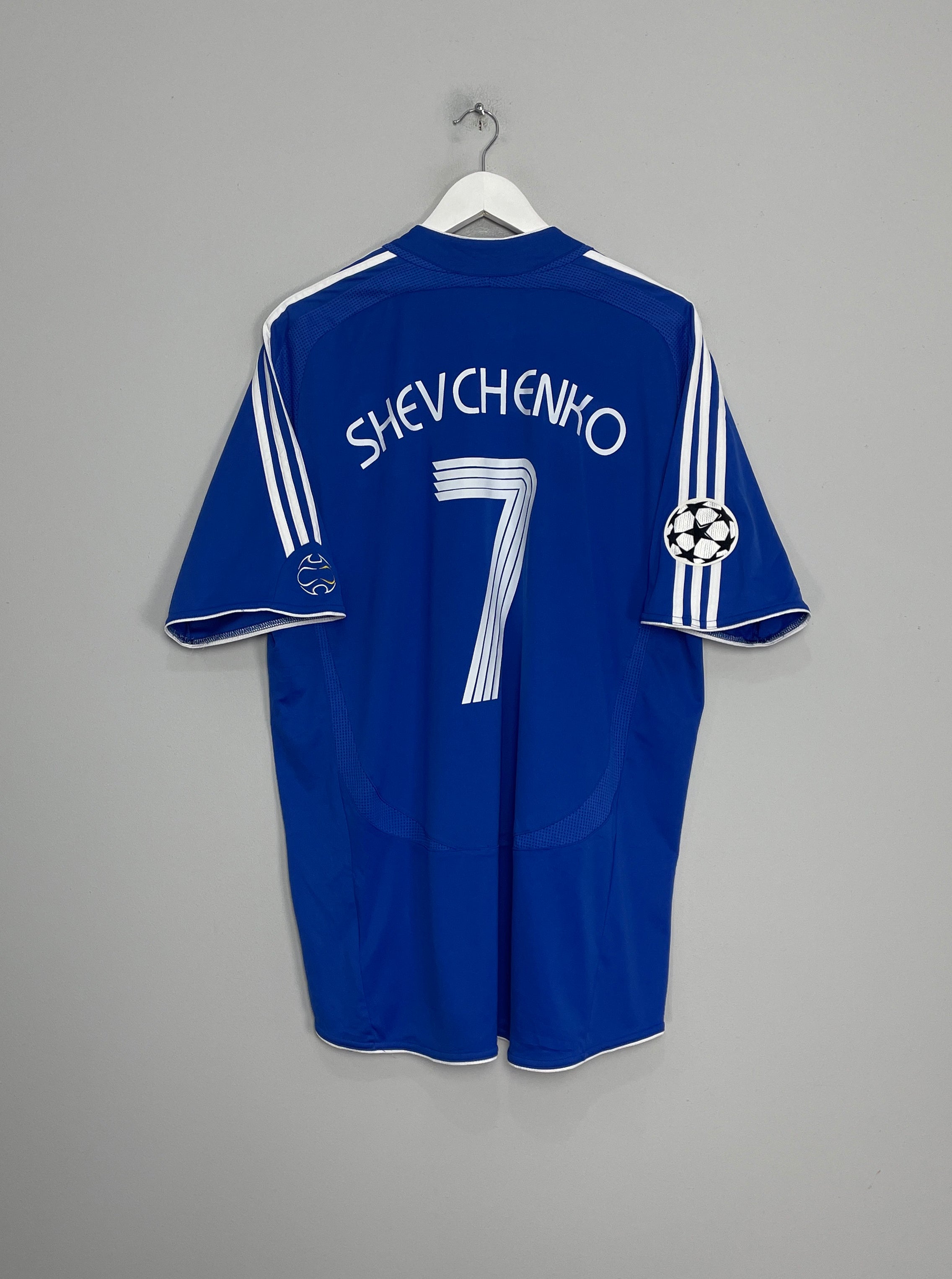 2006/08 CHELSEA SHEVCHENKO #7 C/L HOME SHIRT (XL) ADIDAS