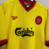 1997/99 LIVERPOOL AWAY SHIRT (XL) REEBOK