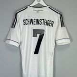 2012/13 GERMANY SCHWEINSTEIGER #7 HOME SHIRT (M) ADIDAS