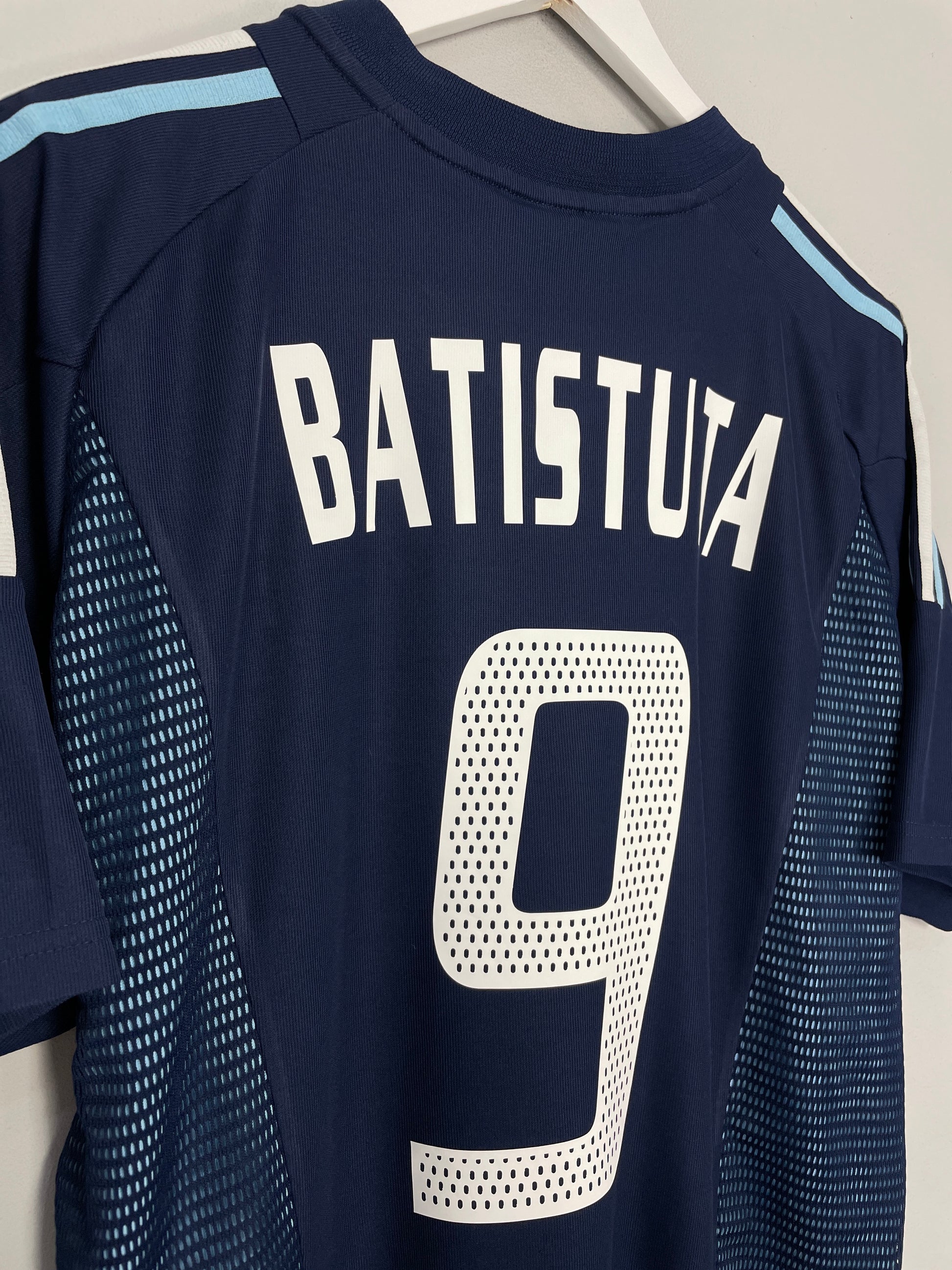 Argentina BATISTUTA #9 Retro Jersey Away World Cup 2002