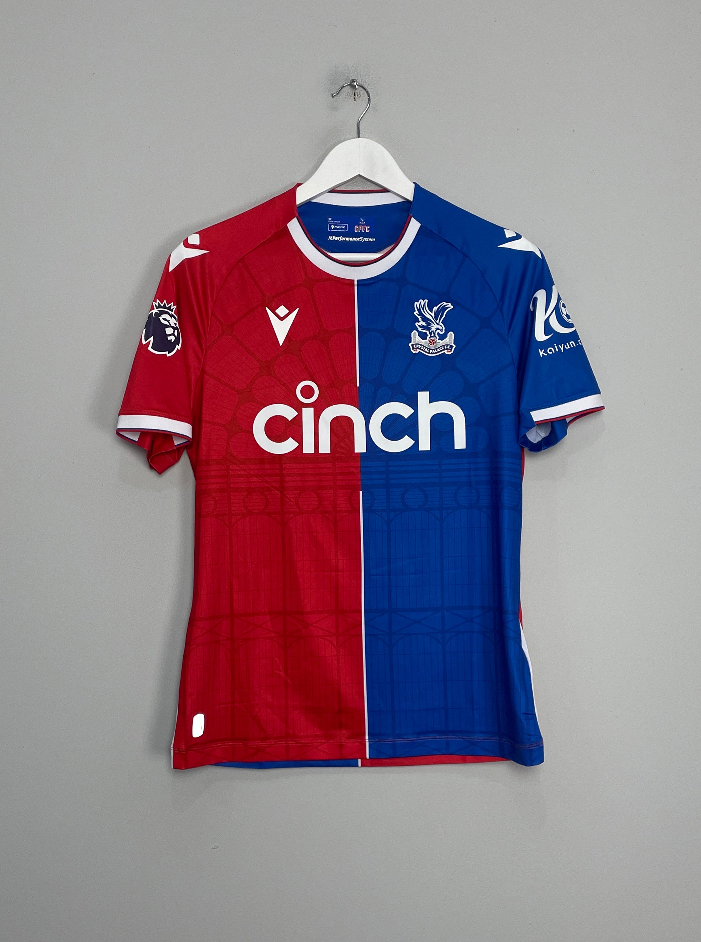 2023/24 CRYSTAL PALACE HOME SHIRT (M) MACRON