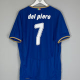 2007/08 ITALY DEL PIERO #7 HOME SHIRT (XL) PUMA