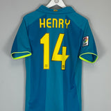 2007/08 BARCELONA HENRY #14 AWAY SHIRT (S) NIKE