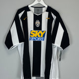 2004/05 JUVENTUS DEL PIERO #10 *BNWT* HOME SHIRT (XL) NIKE