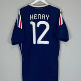 2009/10 FRANCE HENRY #12 HOME SHIRT (XL) ADIDAS