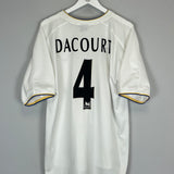 2000/01 LEEDS UNITED DACOURT #4 HOME SHIRT (L) NIKE