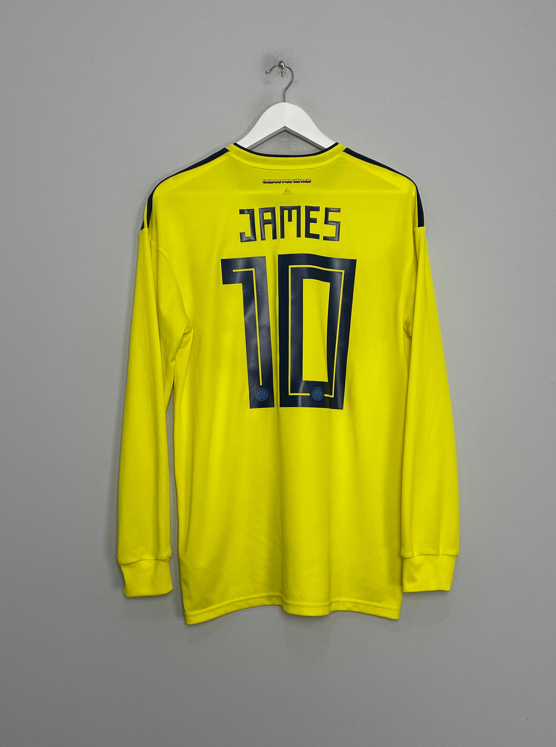 2018/19 COLOMBIA JAMES #10 L/S HOME SHIRT (L) ADIDAS