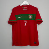 2010/12 PORTUGAL RONALDO #7 HOME SHIRT (M) NIKE