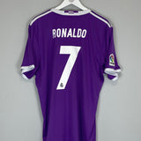 2016/17 REAL MADRID RONALDO #7 AWAY SHIRT (XL) ADIDAS