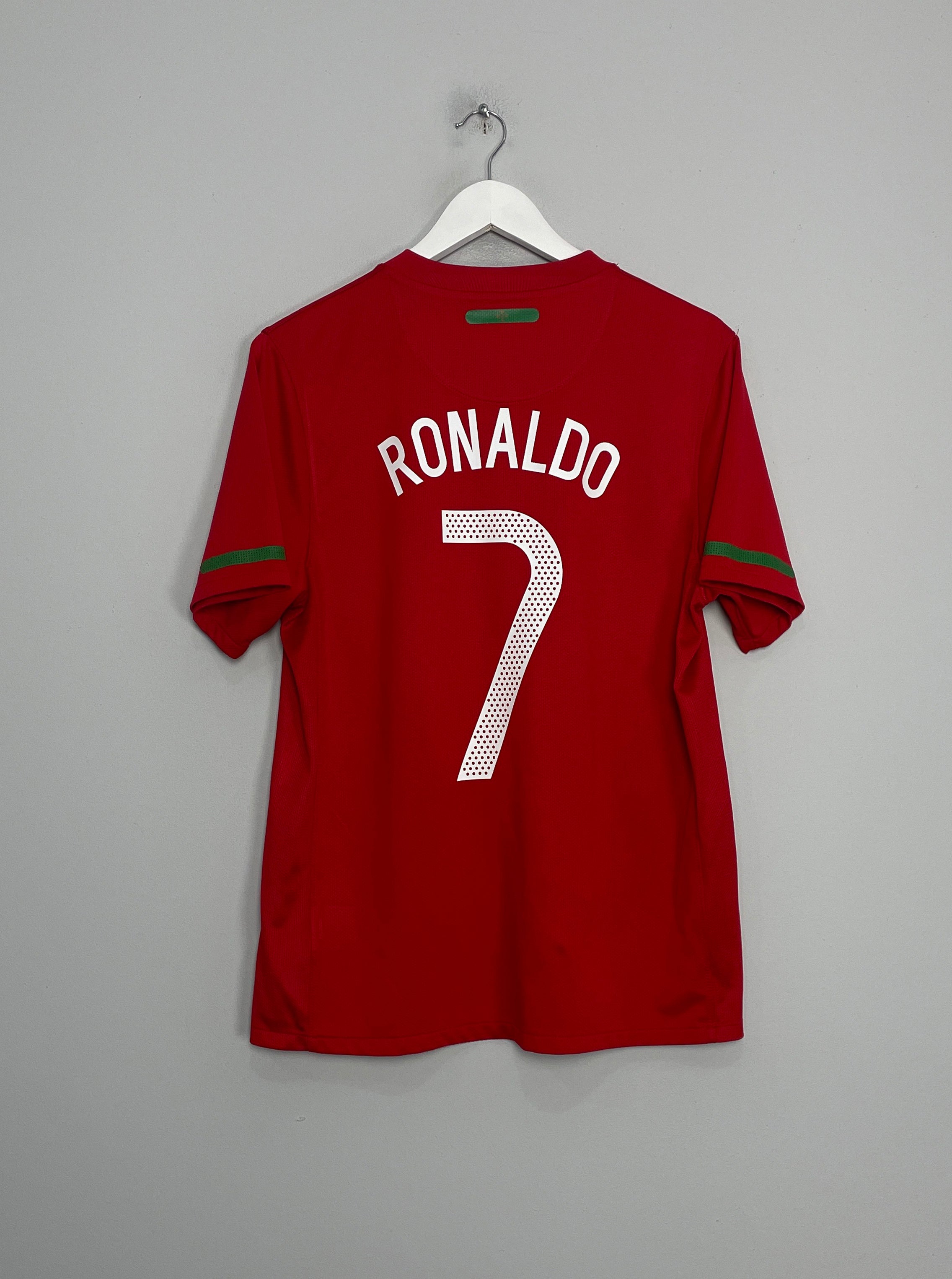 2010/12 PORTUGAL RONALDO #7 HOME SHIRT (M) NIKE