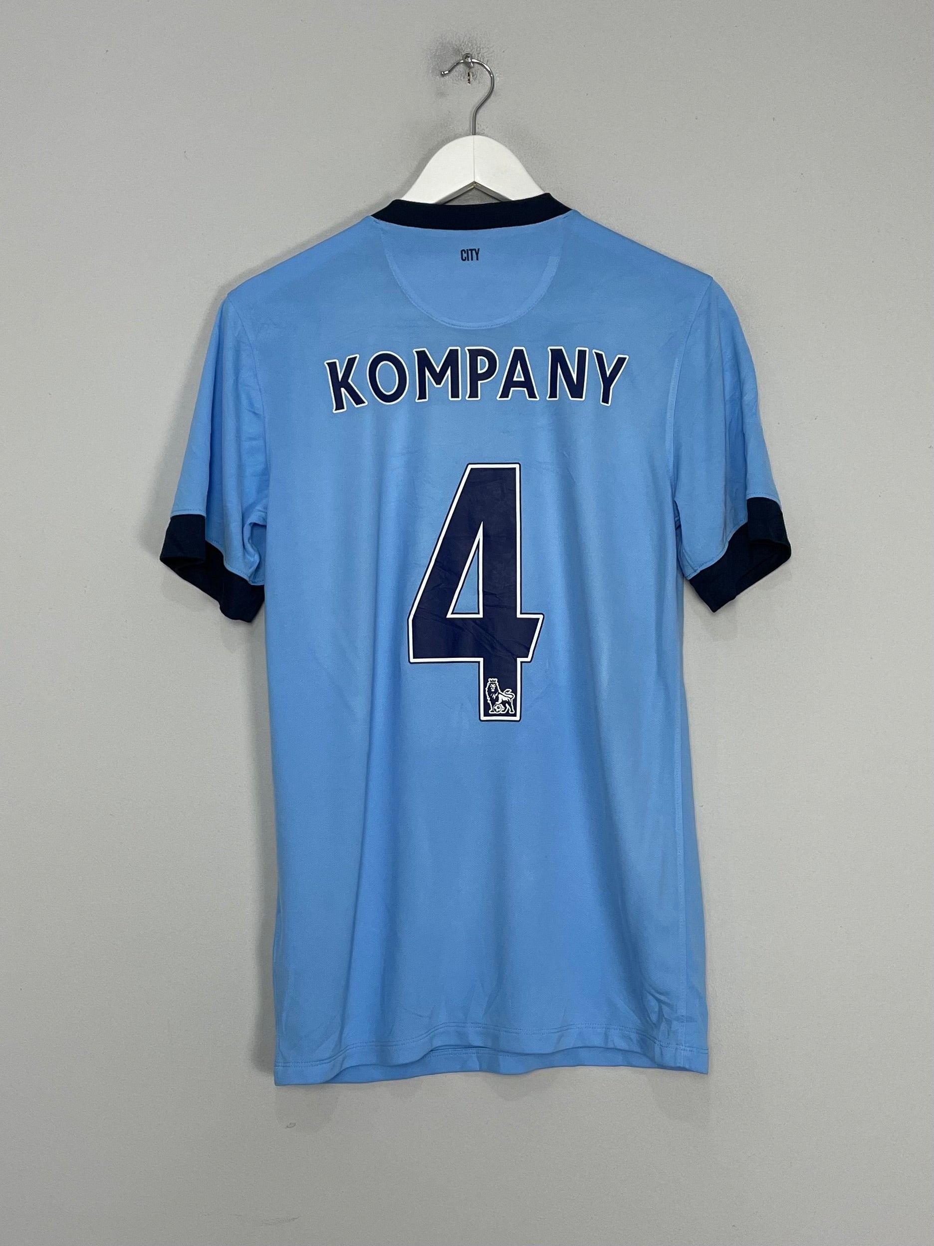 2013/14 MANCHESTER CITY KOMPANY #4 HOME SHIRT (S) NIKE