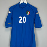 2002 ITALY TOTTI #10 HOME SHIRT (L) KAPPA