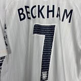 2007/09 ENGLAND BECKHAM #7 HOME SHIRT (M) UMBRO