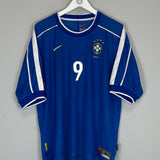 1998/00 BRAZIL RONALDO #9 AWAY SHIRT (L) NIKE