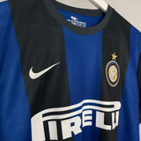 2012/13 INTER MILAN NAGATOMO #55 HOME SHIRT (M) NIKE