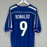 1998/00 BRAZIL RONALDO #9 AWAY SHIRT (L) NIKE