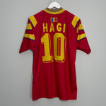 1996 ROMANIA HAGI #10 AWAY SHIRT (L) ADIDAS