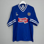 1996/98 LEICESTER CITY HOME SHIRT (L) FOX LEISURE