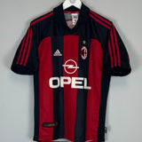 2000/02 AC MILAN BOBAN #10 HOME SHIRT (S) ADIDAS