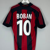 2000/02 AC MILAN BOBAN #10 HOME SHIRT (S) ADIDAS