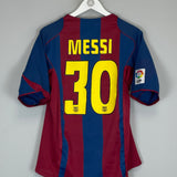 2004/05 BARCELONA MESSI #30 HOME SHIRT (S) NIKE