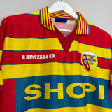 1996/97 RC LENS HOME SHIRT (M) UMBRO