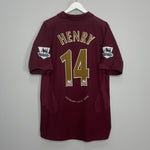 2005/06 ARSENAL HENRY #14 HOME SHIRT (XL) NIKE