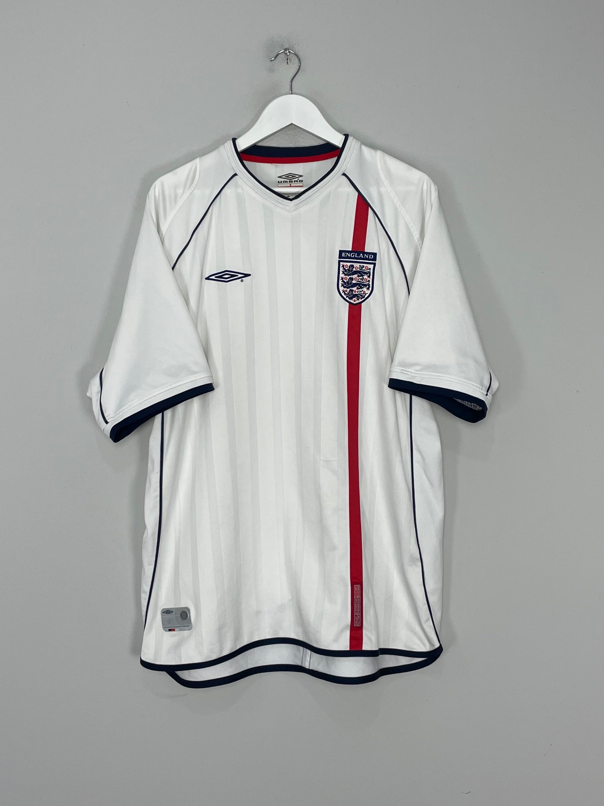 2001/03 ENGLAND HOME SHIRT (XXL) UMBRO