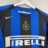 2004/05 INTER MILAN ADRIANO #10 HOME SHIRT (L) NIKE