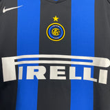 2004/05 INTER MILAN ADRIANO #10 HOME SHIRT (L) NIKE