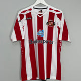 2007/08 SUNDERLAND YORKE #19 HOME SHIRT (M) UMBRO