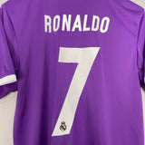 2016/17 REAL MADRID RONALDO #7 AWAY SHIRT (M) ADIDAS