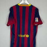 2013/14 BARCELONA HOME SHIRT (M) NIKE