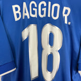 1997/98 ITALY R.BAGGIO #18 HOME SHIRT (XL) NIKE